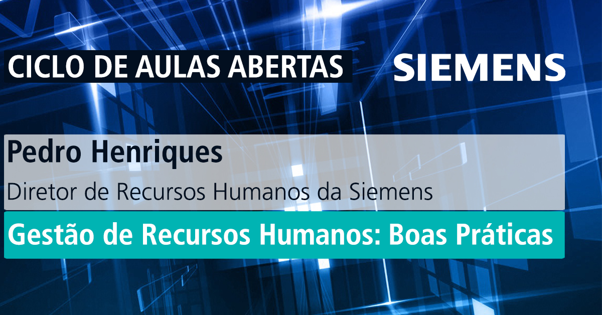 Diretor de Recursos Humanos da Siemens na Aula Aberta do Mini-MBA